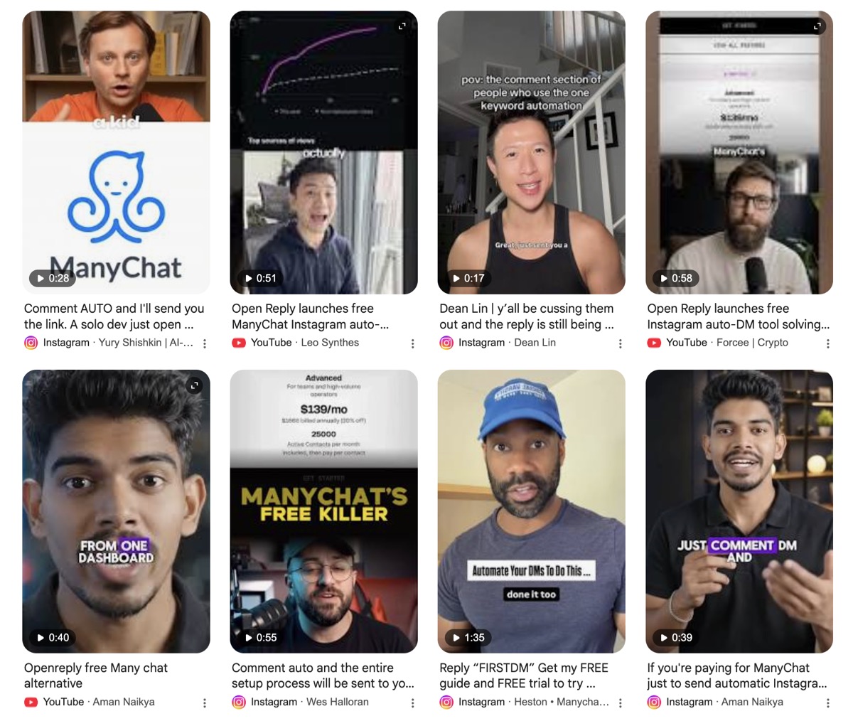 Google video results for OpenReply, page 3