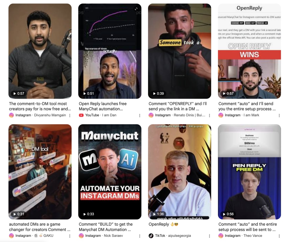 Google video results for OpenReply, page 5