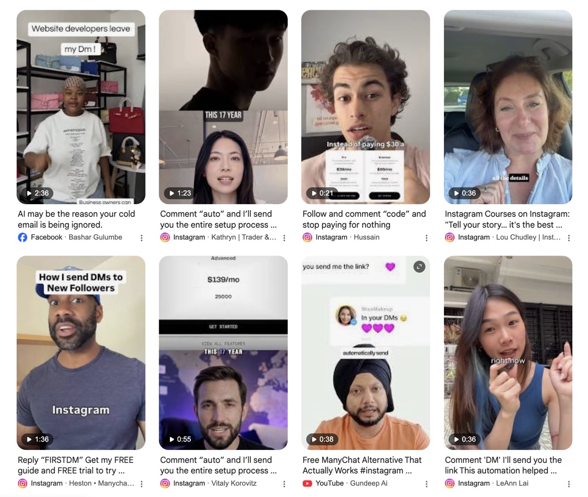 Google video results for OpenReply, page 6